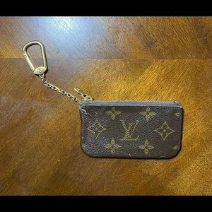 Louis Vuitton keychain with pouch.